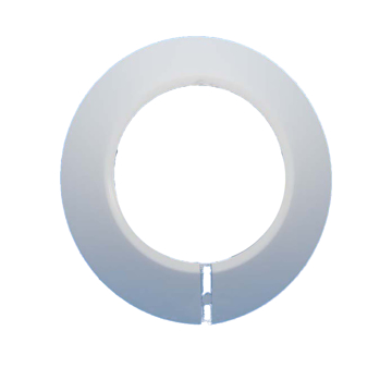 Slika Cevna rozetna Ø6/4" bela za čelične cevi