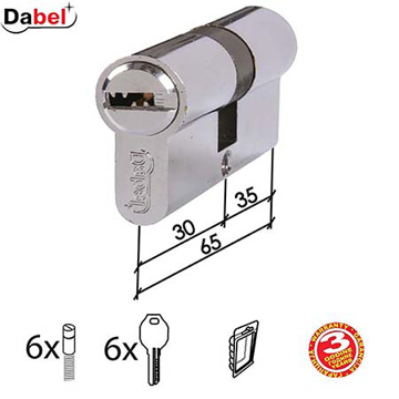 Slika Cilindar brave DABEL CL2040 Hr 65 mm (30-35) 6K DBP1 – 0106142