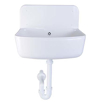 Beli PVC lavabo Vindabona STY-350 dimenzija 490x350 mm sa sifonom i montažnim setom
