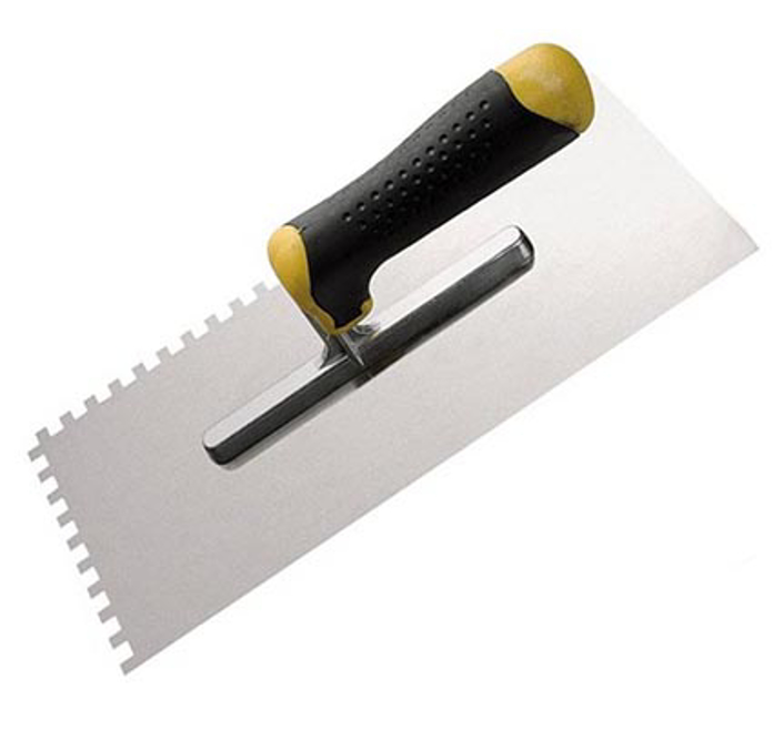 Nazubljena inox gleterica 8x8 mm Hardy 28x12 cm sa ergonomskom ručkom