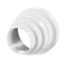 Plastični adapter za ventilacione cevi sa prelazom sa 125 mm na 100 mm od PVC plastike