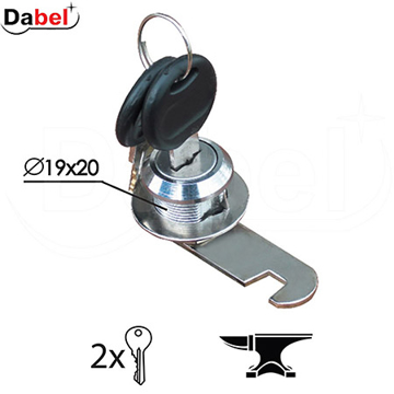 Slika Bravica za metalni orman DABEL 2110 Hr fi19×20 mm 2K DBP1 – 3304061