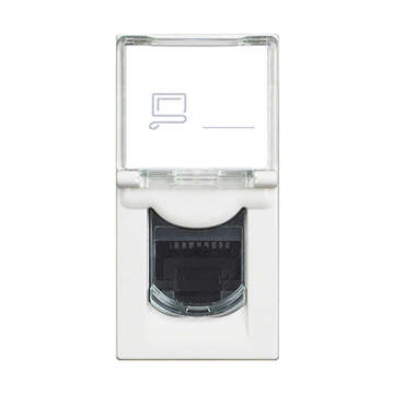 Slika Bticino Classia telefonska utičnica RJ11 1M bela RW4258RJ11