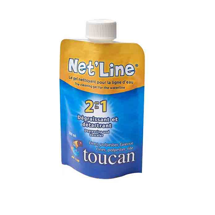 Net Line TOUCAN gel za čišćenje bazena od kamenca i prljavštine za sve vrste obloga