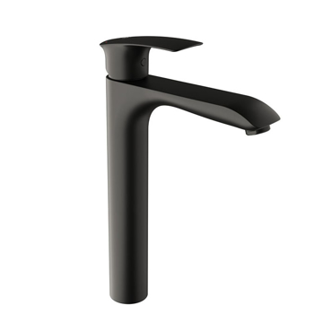 HERZ Elite Black povišena baterija za umivaonik E12B 00089B crna