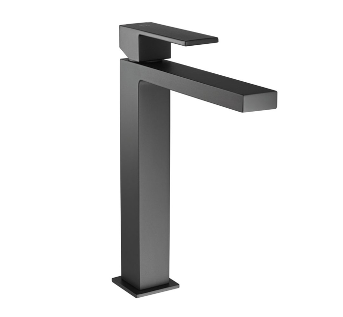 Slika HERZ SQ baterija za umivaonik visoka crna 00058B