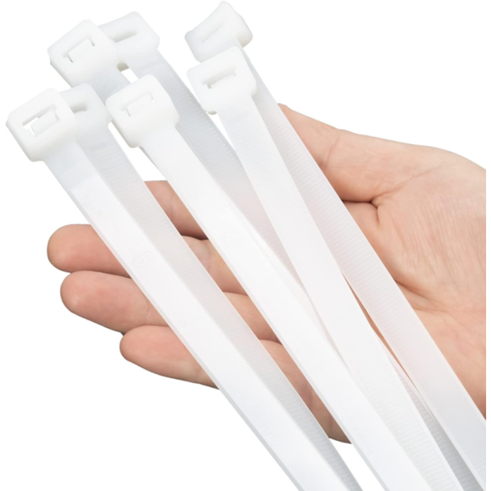 Slika Vezica PVC 8x550 mm bela